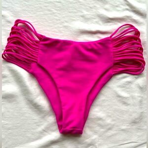 Mikoh Swimwear Bikini Bottom - Fuschia (Size X-Small)
